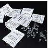 TOSSPER 50 Páginas De Gel De Sílice No Tóxico Desecante Humedad Humedad Absorbente Deshumidificador para Ropa De Habitación De Almacenamiento De Alimentos Herramientas De Cocina