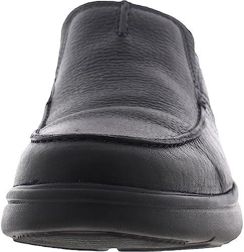 Clarks Men's Bradley Free Loafer, Black Tumbled Leather, 11 | Image 2