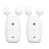 Smart Curtain Opener, WiFi Voice Remote Control Automatic Curtain Motor with Silent Mode Below 25dB, for Roman Pole U Rail I Rail in Bedroom Living Room Office