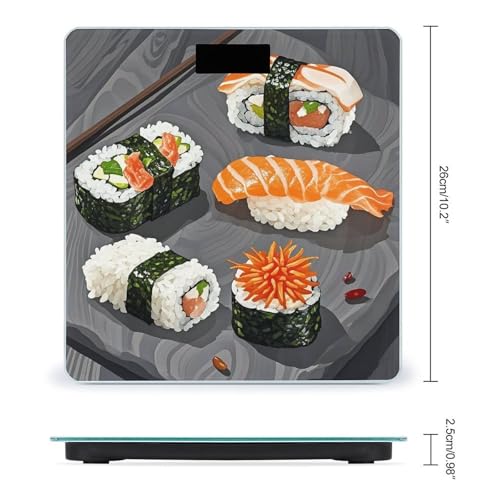 Báscula digital de vidrio templado para baño 400 lb miniatura 2