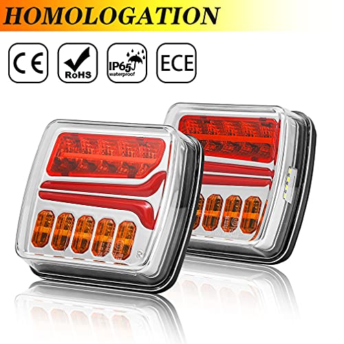 Hawkeye LED Magnetisch Kabellos Anhänger Rücklichter, 12V Wasserdicht Kabellos Anhänger Rücklicht Kontrollleuchte, mit… – Bild 5