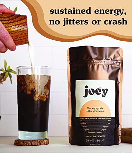 Joey - The Original Coffee Alternative [18 Servings] - Superfood Mushroom & Adaptogen Coffee, Organic, Vegan, Non-Gmo, Gluten Free, Kosher, #TOP4