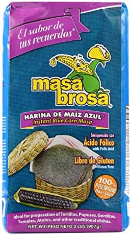 Blue Corn Masa Flour Harina Azul Premium Quality 100% natural Gluten free 2 pounds