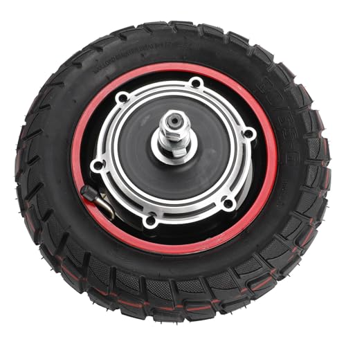 Electric Scooter Hub Motor, 800W Motor Scooter Wheel Hub Tyre, Electric Scooter Wheels Replacement Tire E Scooter Conversion Kits for KUGOO KuKirin M4 Max 10 Inch Electric Scooter