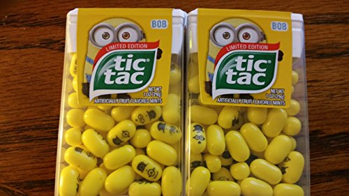 Characters MAY Vary -Limited Edition Minions Tic Tac QTY (2) 1 Oz Packages