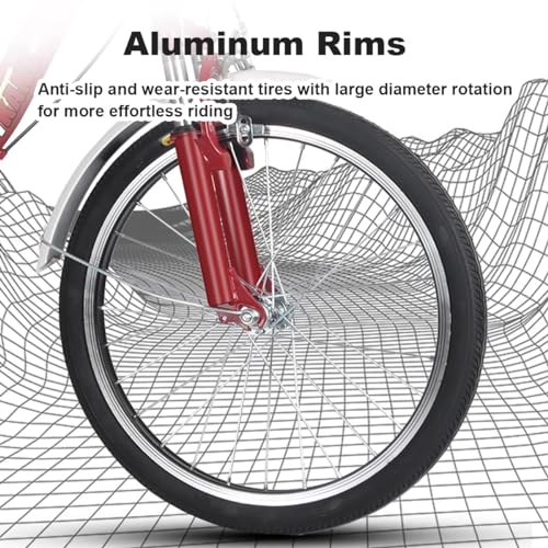 Triciclo Plegable para Adultos 20 Pulgadas miniatura 6