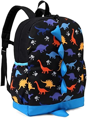 Kinderen Rugzakken, VASCHY Rugzak School Rugzak Peuter Basisschool Kinderrugzak voor Jongens en Meisjes met Borstgesp voor Terug Naar School Seizoen, Kleuterschool,Reizen, Dinosaurus 4-6 Jaar Oud