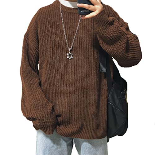 Vintage Grunge Pullover Oversized Crochet Sweater for Women