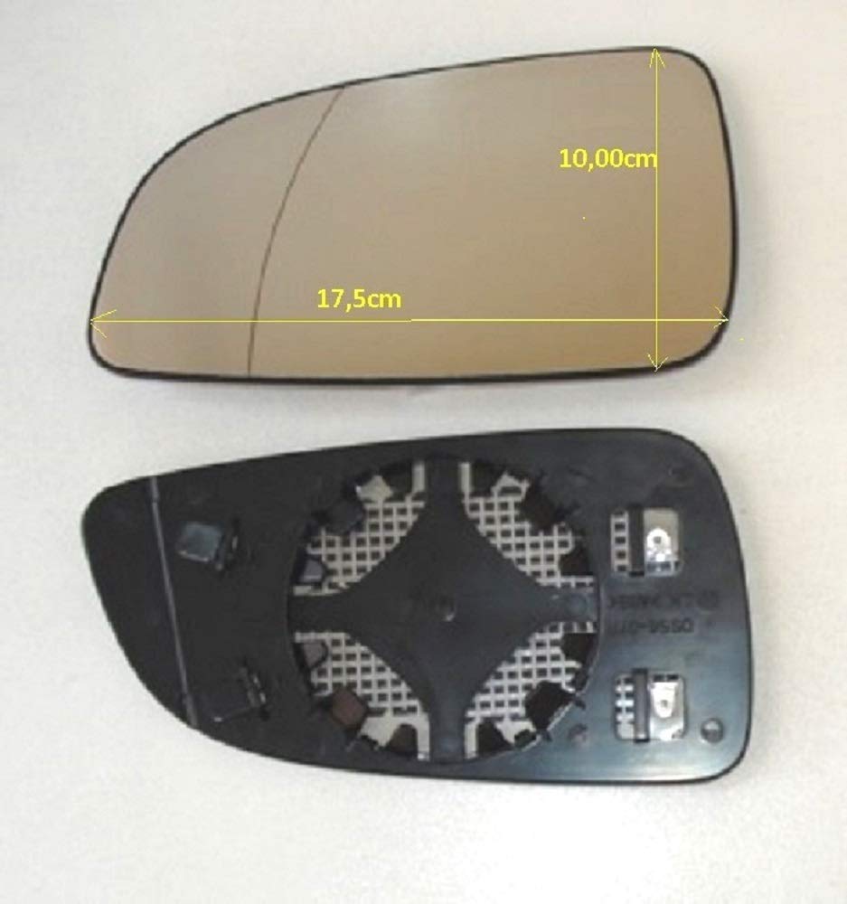 Pro!Carpentis Spiegelglas Links Für Opel Astra H - Beheizbar Mit Totwinkel-Funktion