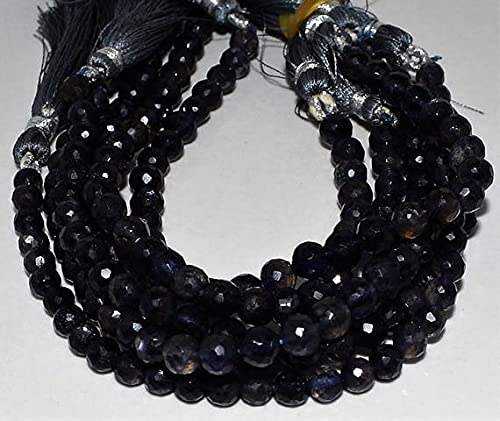 Perles en iolithe de 6 mm pour réparer et composer vos bracelets