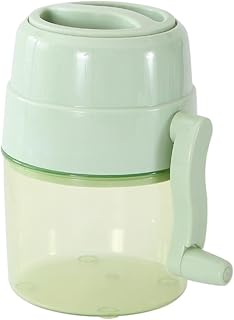 Máquina de hielo triturada, Máquina de afeitar de hielo para uso doméstico, Trituradora de hielo manual, máquina de afeitar de hielo y máquina de cono de nieve, trituradora de hielo portátil para