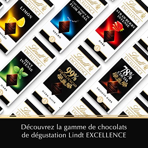 Tablette Chocolat Noir Excellence Piment Rouge Lindt MO7610400070577 – 100g, Saveurs Épicées - vue 9
