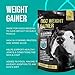 Dog Weight Gainer 90 Servings - Weight Gain Supplements for Dogs - Canine and Dog Muscle Builder - Made in The USA