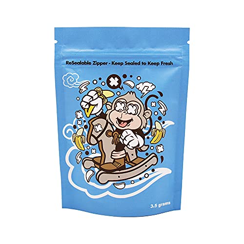 OAMSHUE - 50 Smell Proof Mylar Bags - Blue Monkey(By OAMSHUE)