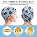 German Ea-gle Cute Swim Cap for Men Women Comfy Swimming Hat Fit Long and Short Hair High Elasticity