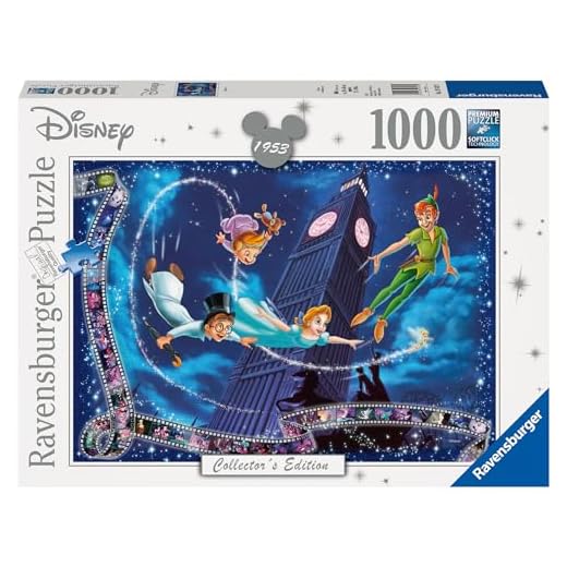 Ravensburger Puzzle 19743 - Peter Pan - 1000 Teile Disney Puzzle für Erwachsene und Kinder ab 14 Jahren