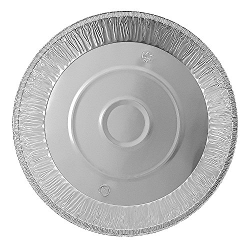 Pactogo 12" Aluminum Foil Pie Pan Extra-Deep Disposable Tin Plates (Pack Of 100) #TOP2