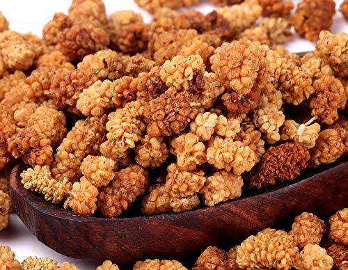 Image of LEEVE Dried Mulberries 200g | Natural Sun Dried Shahtoot | Rich in Iron & Antioxidants | Healthy Snack | No Added Sugar | Dry Fruit Snack for Immunity & Energy