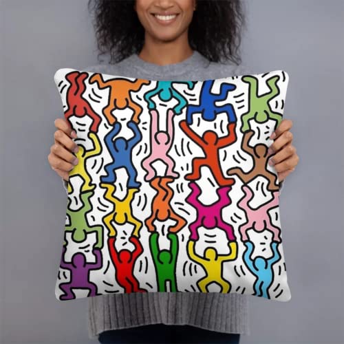 Decorative Throw Pillows Pop Bed Human Room Art Outdoor Covers Sofa Machine Washable Sofa Pillow With Hidden Zipper #TOP3