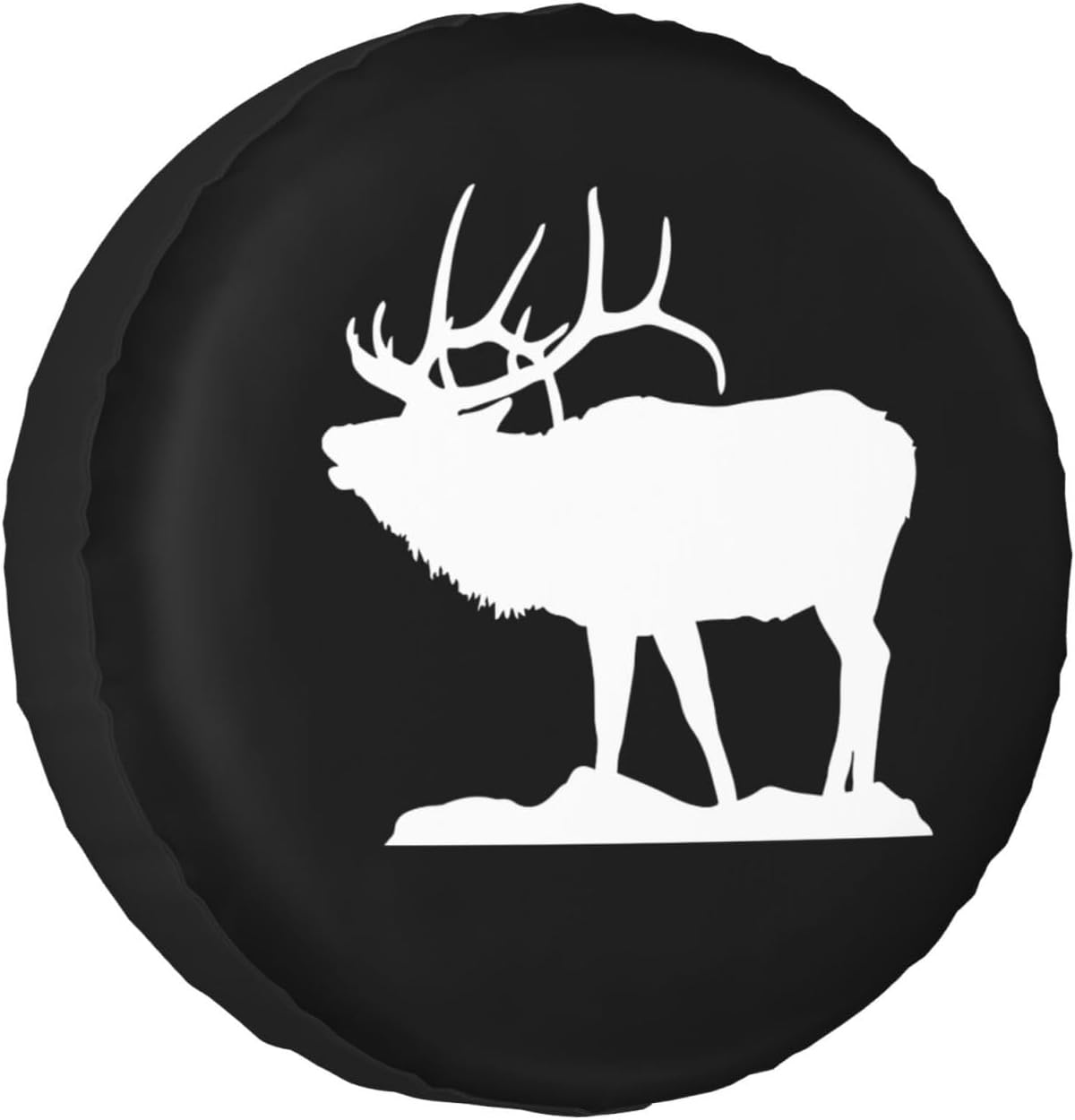 Elk Tire Cover Spare Tire Type Cover Wheel for Trailer Jeep Rv 14"