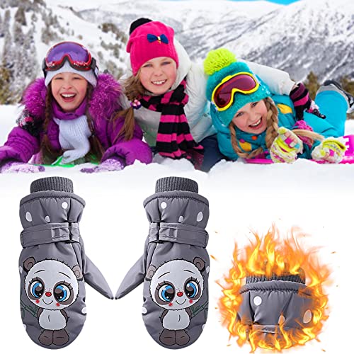 Kinder-Winter-Skihandschuhe für Jungen und Mädchen, Winter, wasserdicht, verdickend, warm, kältebeständig, Outdoor-Skating-Skihandschuhe RrT232 – Bild 5