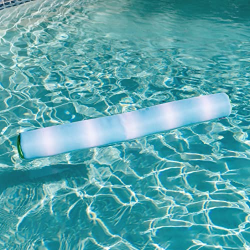 Big Joe No Inflation Needed Pool Floats, Rolling Wave Aqua Double Sided Mesh, Quick Draining Fabric, Jumbo 4 Feet, Noodle 2 Pack #TOP4