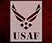 USAF United States Air Force 8.5 x 11 Inches Stencil (484)