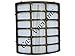 Casa Vacuums for Shark Navigator Professional Hepa Filter fits NV80, NV70, NVC80C, UV420, NV90. Compare to Part # XHF80.