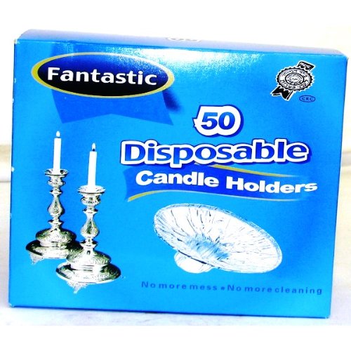 Fantastic Aluminum Candle Holders - Disposable - 50 CT.