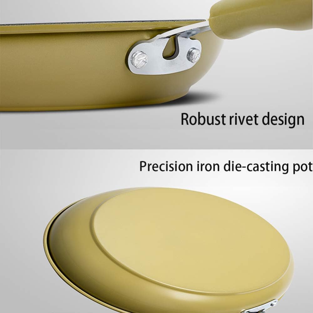 Pans,Frying Pan,Cookware,Non-Stick pan Frying pan, Small Pancake Omelette with Sturdy Non-scalding Handle, Universal for Induction Cooker and Gas Stove, Easy to