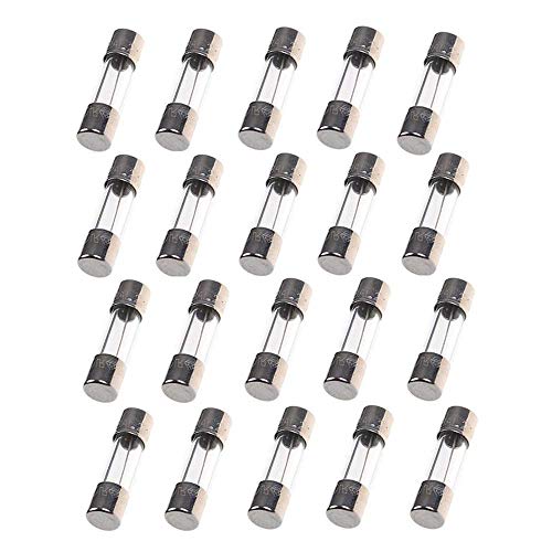 Ex-Pro 2.5A F2500mA 2500mA 250v Fast Quick Blow 20mm x 5mm Glass Fuses - Pack of 20