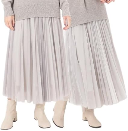 Amazon.co.jp: [コムサ] リバーシブル ソフトチュール スカート 03