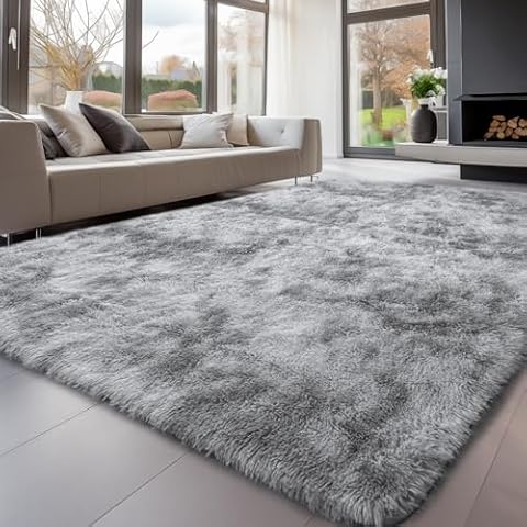 Sour Lemon Large Soft Shaggy Rug Cover