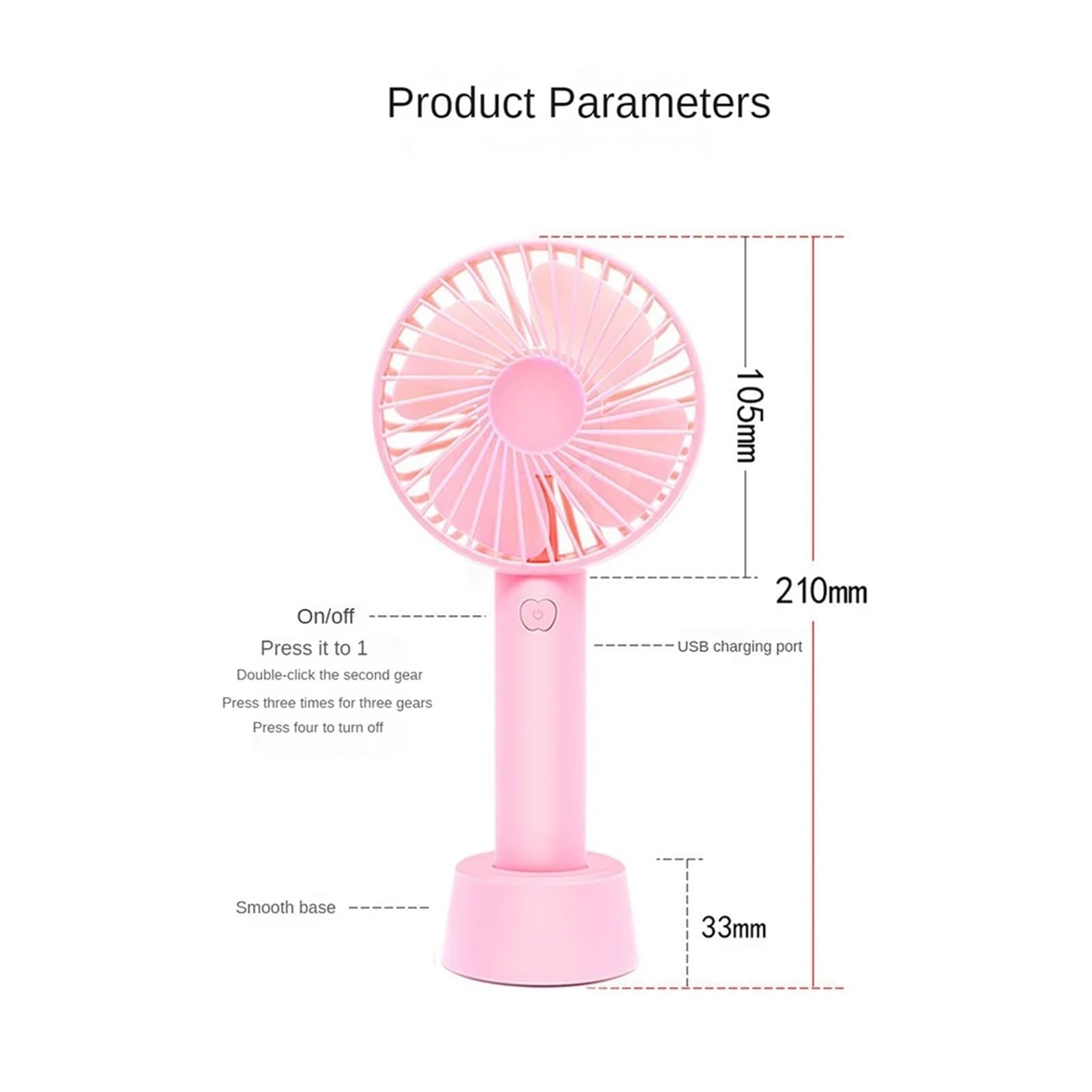 ZHSHYS Ventilatore Portatile Portatile, Mini Ventilatore di Raffreddamento USB Ricaricabile con Supporto per Telefono per Estate, casa, Ufficio, Esterno - Ventola di Raffreddamento da scrivania con