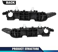 Vista 3 de PIT66 Juego de 2 soportes de parachoques delantero compatibles con Elantra Value Edition GLS GS SE 2011-2016, lado delantero izquierdo y derecho