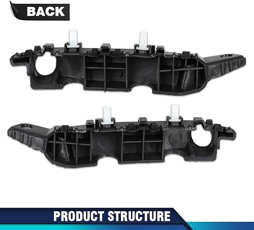 Miniatura 3 de PIT66 Juego de 2 soportes de parachoques delantero compatibles con Elantra Value Edition GLS GS SE 2011-2016, lado delantero izquierdo y derecho