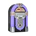 Produktbild auna Kentucky Home Audio Jukebox - Bluetooth, UKW-Radiotuner, USB-Port und SD-Slot, MP3-Wiedergabe, CD-Player, SRC LED Lighting System, AUX-In, Designgehäuse mit Eichenholz-Optik, kompakt, schwarz