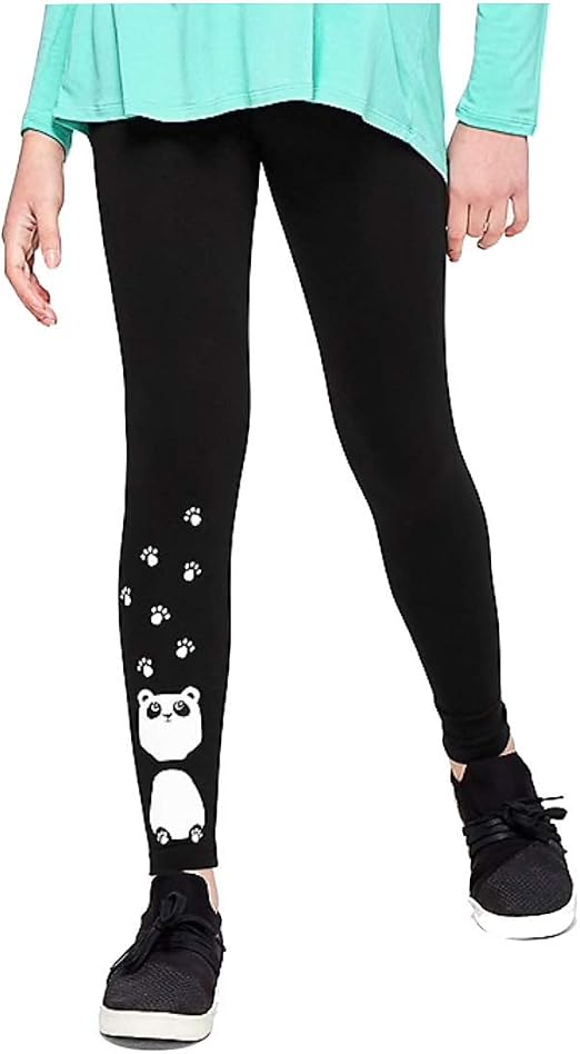 Justice Knee Print Leggings Panda (20 