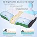 Memory Foam Cervical Pillow for Neck Shoulder Pain Relief Orthopedic Contour Pillow for Sleeping Ergonomic Bed Pillow for Side Sleeper, Back, Stomach Sleeper with Washable Pillowcase Hypoallergenic