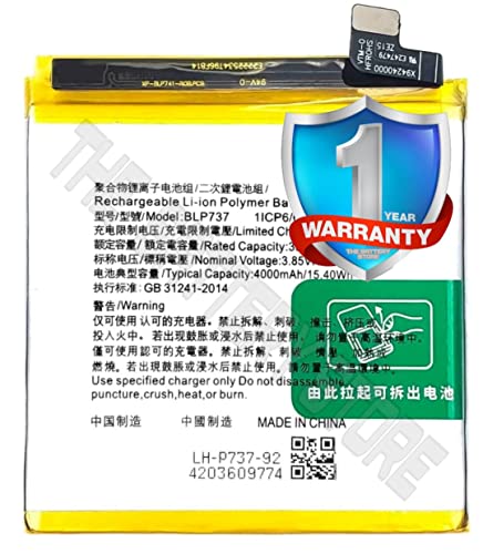 Image of THE BATTERY STORE Original Battery blp737 /BLP735 for Oppo Reno 2F Oppo Reno 2Z PCKM70, PCKT00, PCKM00, CPH1945, CPH1951, PCKM80 with 1 Year Warranty (for BLP737 /BLP735)