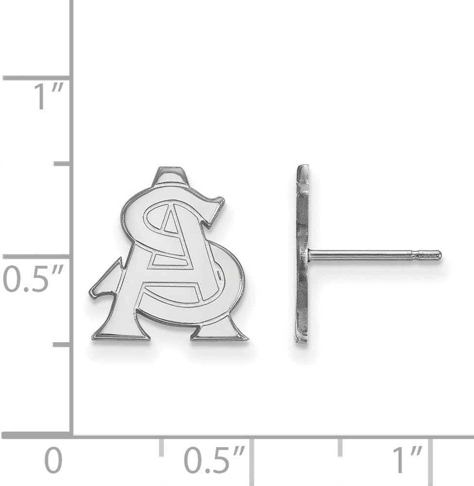 LogoArt Arizona State Sun Devils Small AS Post Earrings