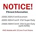 Detroit Axle - Brake Kit for 4WD 99-04 Ford F-250 F-350 Super Duty, 00-05 Excursion Drilled & Slotted Disc Brake Rotors Replacement 1999 2000 2001 2002 2003 2004 Ceramic Brakes Pads Front & Rear