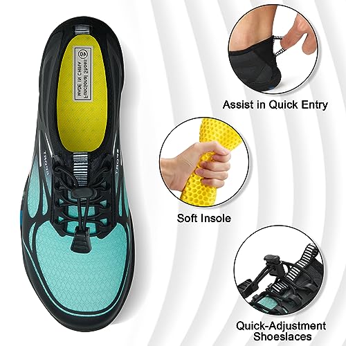 Image of ATHMILE Water Shoes for Men Women River Swim Beach Pool Adult Quick Dry