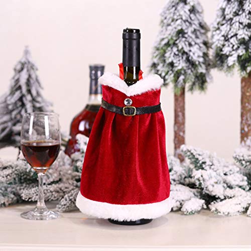 Clicitina Poupée Homme Bouteille Nouvelle Couverture décoration de noël décorations de vin de noël Vieux décor à la Maison Pompe Vide FUT