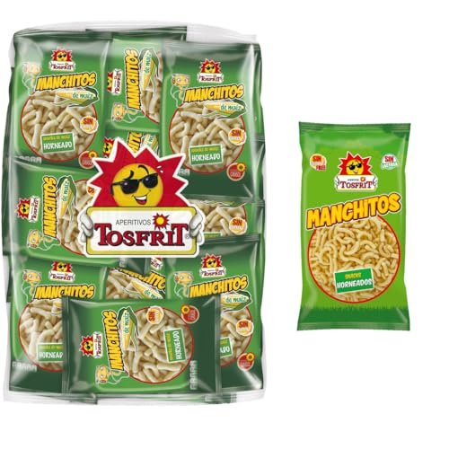 iChuches- Aperitivos De Maiz Sin Gluten y Sin Lactosa (Manchito cChico 10gr 50 bolsitas)