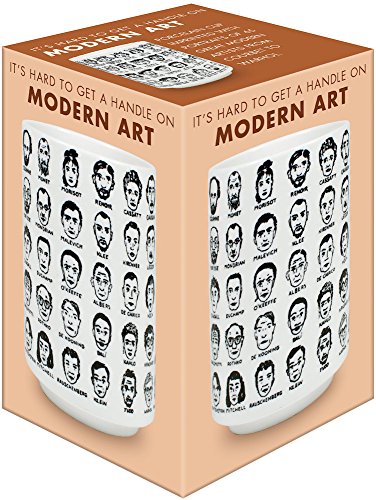 It's Hard To Get A Handle On Modern Art - Porcelain Tea Cup Featuring 65 Artists #TOP6