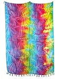 Sarong Pareo IV Regenbogen/große Auswahl schönste Farben/Wickelrock Strandtuch Sauna-Tuch Wickelkleid Schal Wickeltuch Bademode Freizeitmode Sommermode/aus 100% Viskose