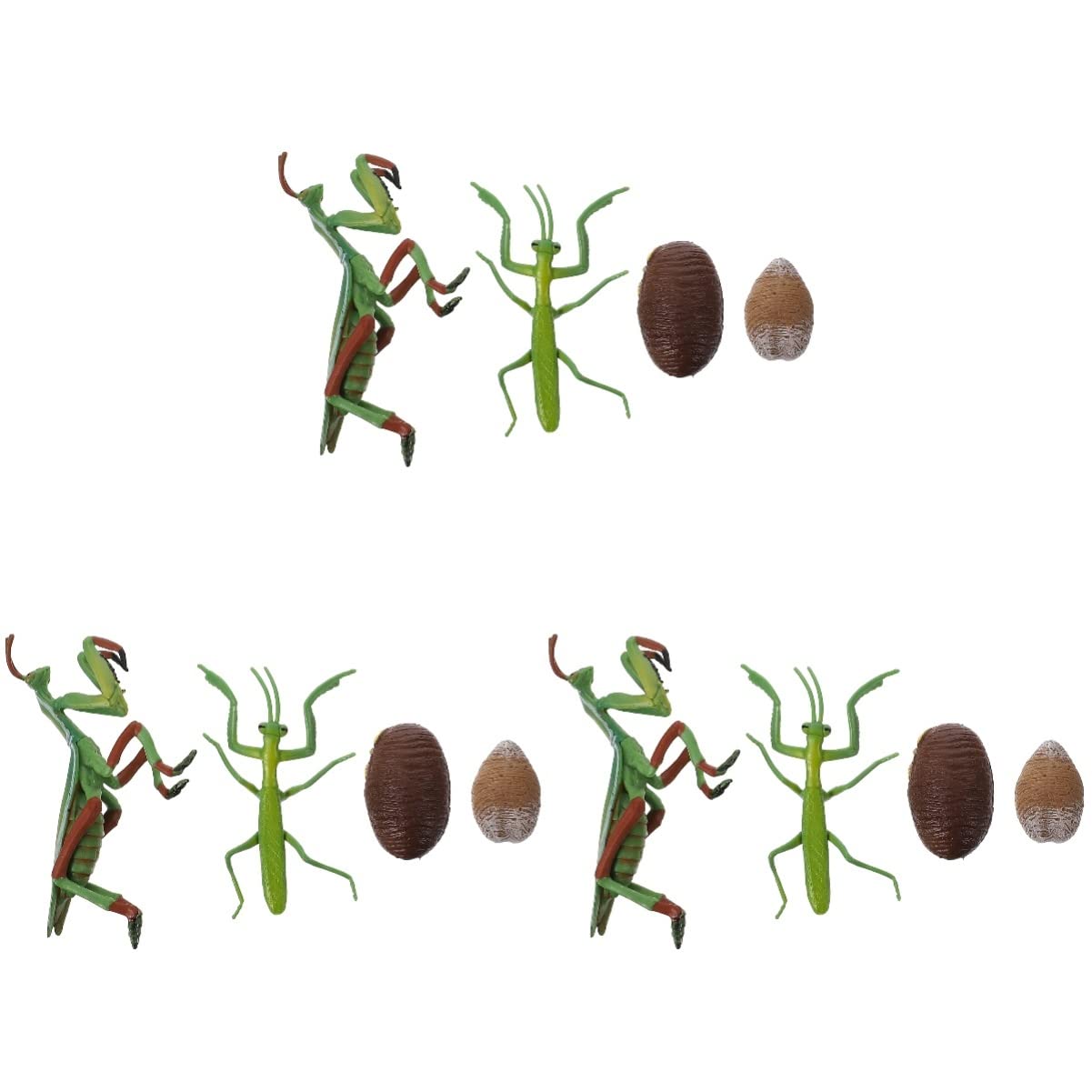 NUOBESTY 3sets Plastic Kids Toy Educational Prop Early Cycle Education Model Safariology Realistic Children Life of Growth A Figure Kid for Animals Toddler Figurine Toddlers