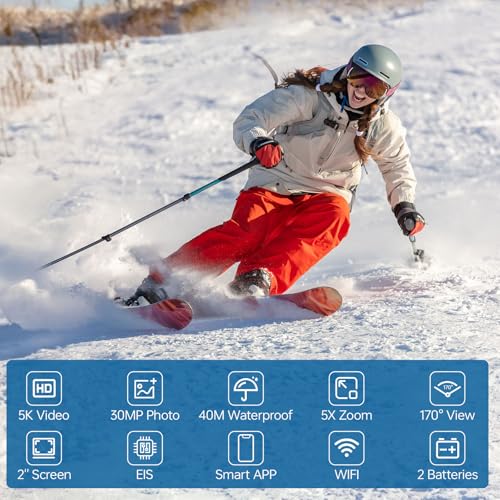 ideal für dynamische Tauchabenteuer bis 40m Tiefe mit EIS-Stabilisierung. (112 Zeichen)