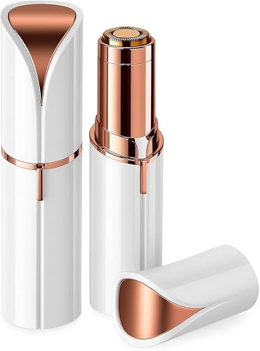 Depilador Facial Feminino, Portátil, Recarregável USB, com Luz LED, Para Buço, Queixo, e Rosto, Com Precisão, Sem Dor, Fácil Transporte Tamanho Slim